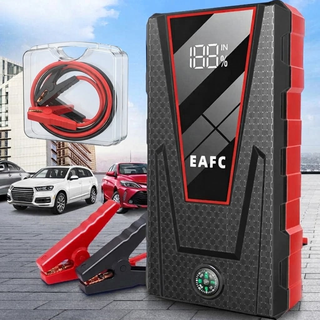 Booster rozruchowy 600 A z power bankiem i latarką